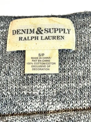 Denim & Supply Ralph Lauren Sweater S Southwestern Aztec Dolman Cotton Oversized thumbnail 6