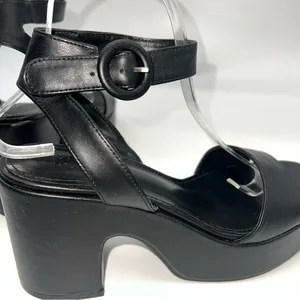 MOTF Black Platform Heels Size 9 thumbnail 6