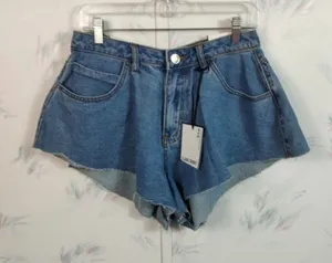 Almost Famous Flare Jean Shorts NWT thumbnail 1
