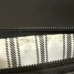 COACH Black Leather Contrast Stitching Wristlet Wallet thumbnail 11