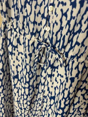 Rails Kiki Abstract Blue Leopard Print Dress Size Medium thumbnail 6