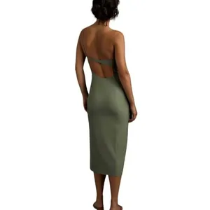 BHLDN Miranda Crepe Midi Bridesmaid Dress thumbnail 2