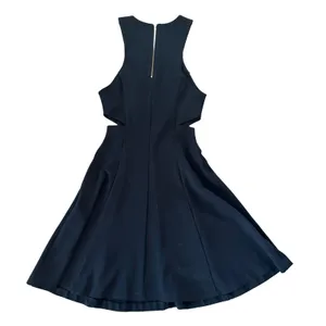 Amanda Uprichard Black Cutout Mini Dress thumbnail 4