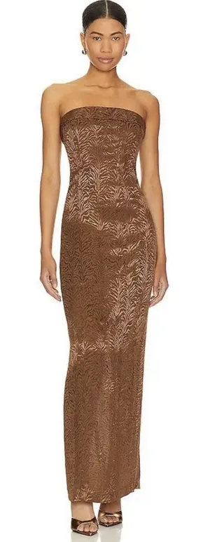 NWT Lovers & Friends Amalia Gown Maxi Dress Size M Glam Wedding Guest *READ* thumbnail 1
