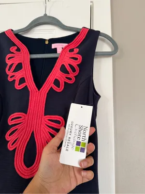 Lilly Pulitzer Embroidered Shift Midi Dress thumbnail 4
