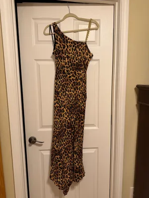 Revolve Alice + Olivia Harmony Chain Strap Drapey Slip Maxi Dress thumbnail 4