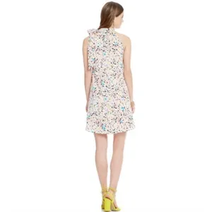 CeCe Candy Gems Print Halter Tie Neck Geometric Confetti Dress Multicolor Size 0 thumbnail 8