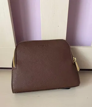 Furla NWOT brown clutch thumbnail 2