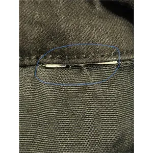 Nasty Gal black denim, jean skirt size 4 raw hem (0395)￼ thumbnail 4