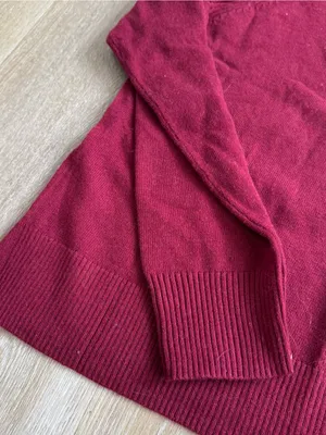 J. Crew Women’s Deep Red Crewneck Sweater thumbnail 2