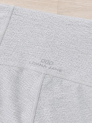 Lorna Jane Women's High-Waisted Heathered Gray Athletic Leggings Small thumbnail 3