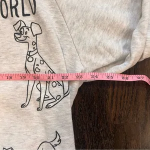 Disney Dogs Vintage Light Gray Character Sweatshirt thumbnail 9