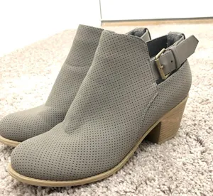 JG Suede Booties thumbnail 1