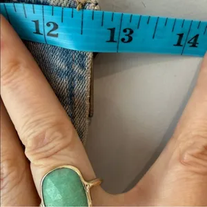 Zara Denim Crop Tube Top Corset thumbnail 6
