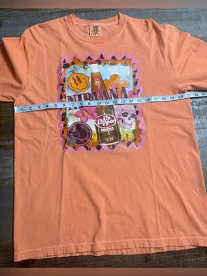 Comfort Colors cantaloupe Graphic Short-Sleeve Tee with Pink Accents thumbnail 5