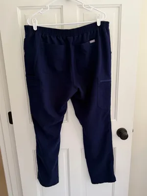 FIGS Technical Collection‎ Navy Scrub Pants Large Drawstring Stretch thumbnail 2