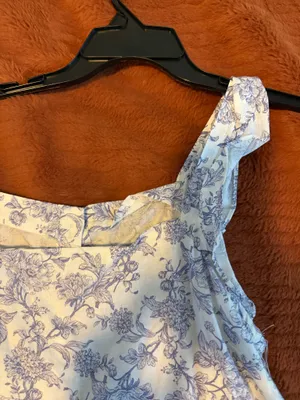 Babydoll Top Blue thumbnail 2
