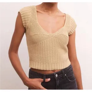 NEW Z SUPPLY prim sweater top in rattan medium thumbnail 1