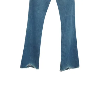 Vintage Y2K Abercrombie & Fitch Women's 8L Bootcut Stretch Jeans Distressed Hem thumbnail 8