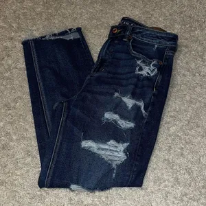 American Eagle Outfitters Distressed High Rise Mom Jeans Size 10 thumbnail 1