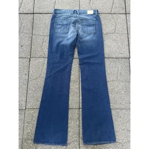 Agave Nectar Sirena Striped Flare Jeans Womens Size 27 Low Rise Denim Y2K USA thumbnail 6