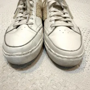 Dr. Scholl's All in Chill 8.5 leather faux shearling trim casual sneaker 3073 thumbnail 3