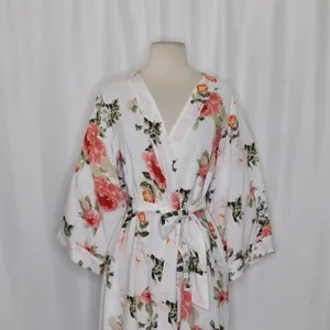 YUMI KIM Dream Lover Floral Robe True‎ Love Bridal Bridesmaid Summer Small thumbnail 3