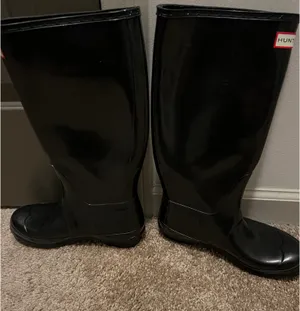 Hunter Rain Boots Tall Original Gloss Black thumbnail 2