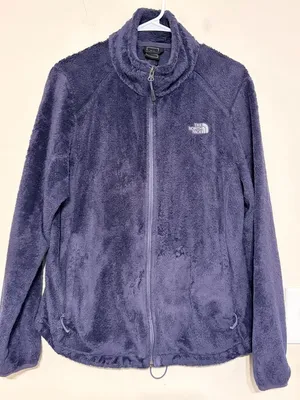 Women's The North Face Purple/Blue Osito 2 Full Zip Fleece Jacket Size XL thumbnail 1