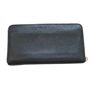 Kate Spade New York Wallet Black Pebble Leather Clamshell Zip Around Card Holder thumbnail 2
