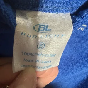 Bud Light Promotional Strapless Royal Blue Romper Size Small Women's One Piece thumbnail 4