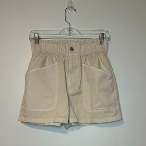 Madewell Denim Pull-On Paperbag Utility Shorts Sz 25 StreetWear thumbnail 2