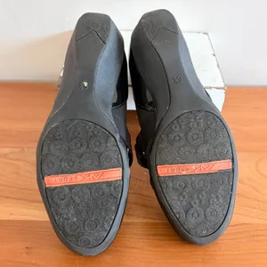 Anne‎ Klein Sport Womens Black Wedge Mary Jane Shoes AKBYTHEWAY 6.5M Patent Trim thumbnail 7