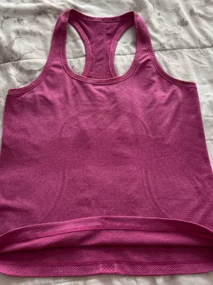 Lululemon Swiftly Tech Raceback Pink Performance Tank Top, size 4 athletic gym thumbnail 13