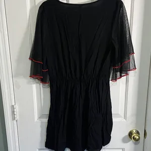 True Destiny Black Dress with Colorful Embroidery thumbnail 5