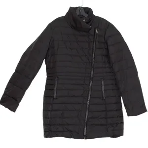 Via Spiga Coat Puffer Down Quilted Minimalist Streetwear Gorpcore‎ Black Large thumbnail 2