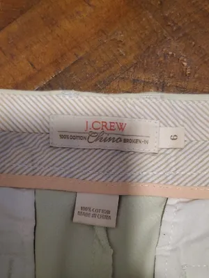 J. Crew High-Waist Chino Shorts - Pale Mint thumbnail 2