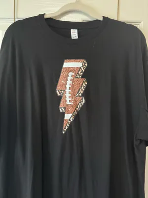 NWOT "Football Tee" XL thumbnail 2