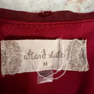 Altar'd‎ State Mini Dress Burgundy Red Medium Swiss Dot Boho Holiday Party thumbnail 2