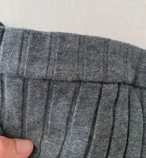 Gray Off the Shoulder Top thumbnail 2
