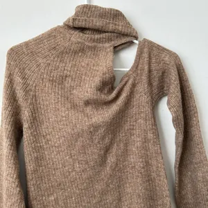 Camila Coelho Emelia in Beige Wool Blend Mini Sweater Dress Size: S thumbnail 6