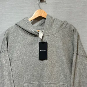Fabletics Womens Go-To Hoodie Light Grey Heather Oversized XXL/1X LS2357069-3813 thumbnail 3