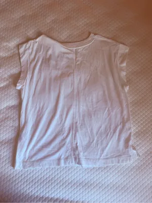 Classic White Girls' Crewneck Tee - Kids Shirt thumbnail 2