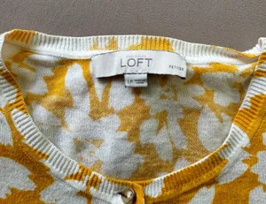 Loft Floral Print Cardigan thumbnail 8