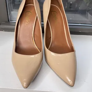 Candie's Nude Pointed Toe Stiletto Heels thumbnail 2