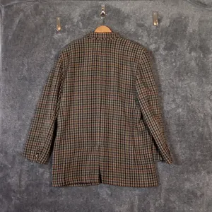 Lizsport Vintage 2 Buttons Womens Blazer Wool Dark Academia Office Size 14 thumbnail 4