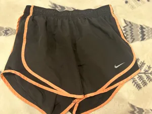 Nike Black Orange Shorts Dri-Fit thumbnail 1