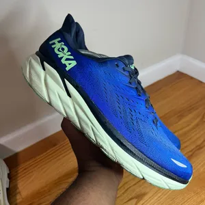 Hoka One One Clifton 8 Blue/Navy 1119393 DBOS Size 12M D NO BOX thumbnail 17