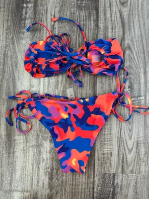 Shein Strapless Bikini Set Bandeau thumbnail 4