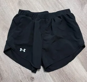 Under Armour Women's Fly-By 3" Shorts Black Medium thumbnail 2